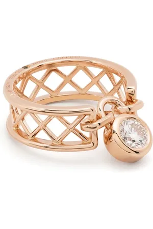 COURBET 18kt recycled rose gold diamond ring