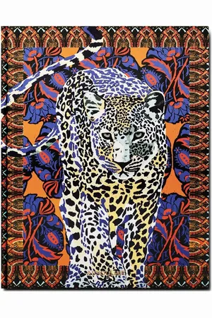 ASSOULINE Arabian Leopard silk hardcover book