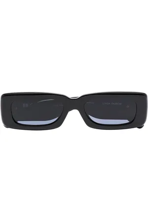 The Attico Mini Marfa rectangle-frame sunglasses