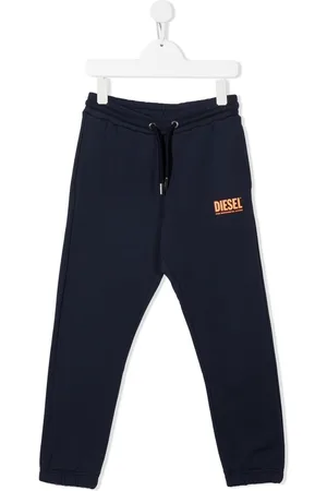 Diesel Logo-print cotton track trousers