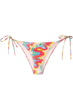 Chiara Ferragni Abstract-print tie-fastening bikini bottoms
