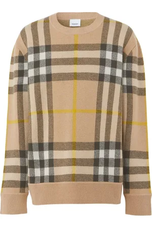 Burberry Check cashmere jumper