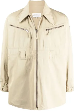 Maison Margiela Zipped-up fastening sports jacket