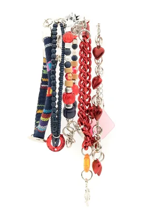 AMIR SLAMA Multi-chain beaded bracelet