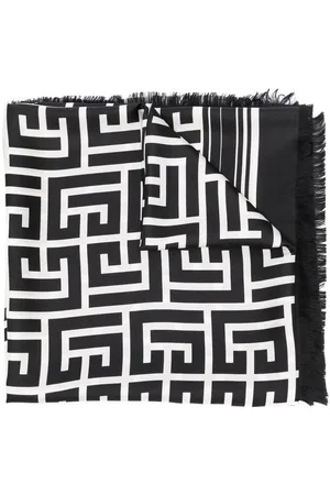 Balmain All-over logo-print scarf