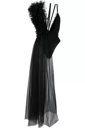 Alchemy Asymmetric ruffled bodysuit