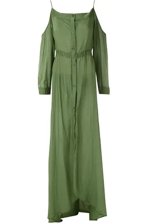 AMIR SLAMA Silk maxi dress