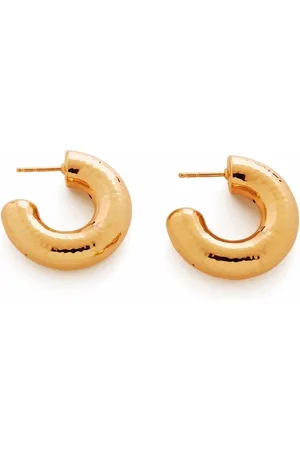 Monica Vinader Siren Muse chunky hoop earrings