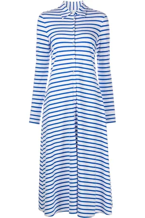 ROSETTA GETTY Striped midi shirtdress