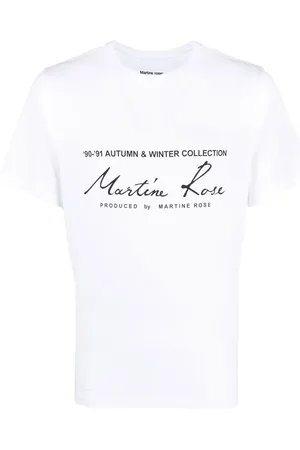 MARTINE ROSE Logo print T-shirt