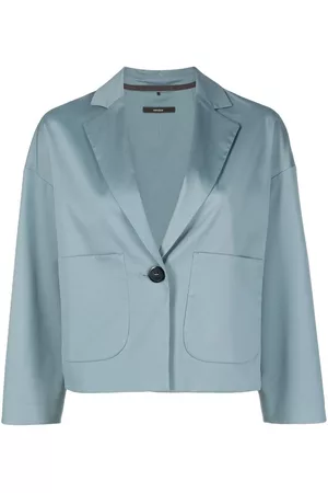 Windsor Women Blazers - Patch-pocket cropped jacket