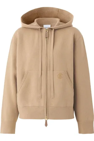 Burberry Embroidered-monogram hoodie