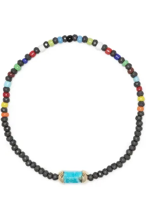 LUIS MORAIS Turquoise bolt bead bracelet