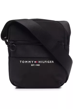 Tommy Hilfiger Men 17 Inch Laptop Bags - Logo-print detail messenger bag