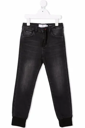 Philipp Plein Iconic Plein mid-rise straight-leg jeans