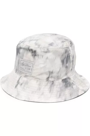 RAF SIMONS Reversible marbled bucket hat