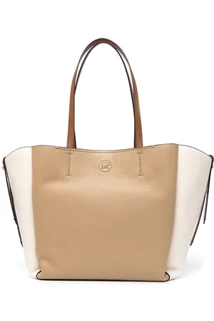 Michael Kors Panelled logo-plaque tote bag