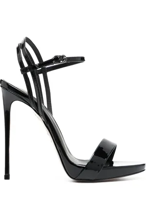 LE SILLA Gwen patent-leather stiletto sandals