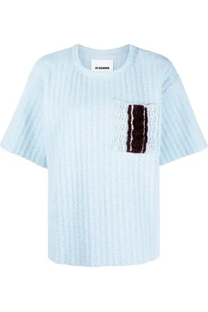 Jil Sander Short-sleeved knitted top