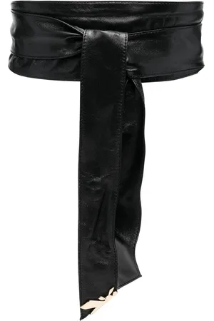 Patrizia Pepe Logo-plaque leather belt