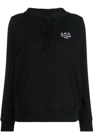 A.P.C. Embroidered-logo detail hoodie