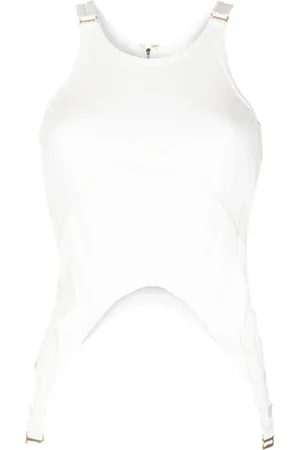 DION LEE Garter corset tank top