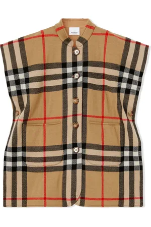 Burberry Vintage Check reversible wool cape