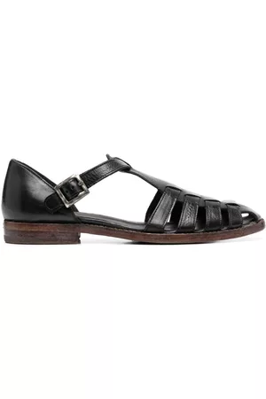 Moma Women Sandals - 30mm caged strap leather sandals