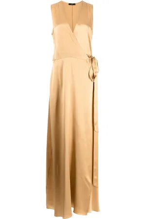 Voz Silk maxi wrap dress