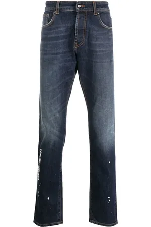 costume national contemporary Slim-fit logo-print jeans