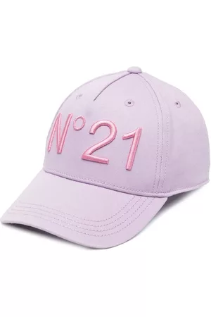Nº21 Kids Logo-embroidered cap