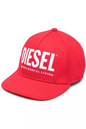 Diesel Kids Logo print cap