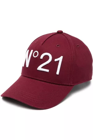 Nº21 Kids Embroidered-logo detail baseball cap