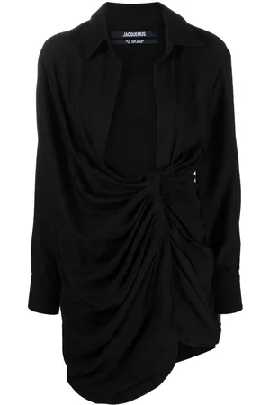 Jacquemus La Robe Bahia draped minidress