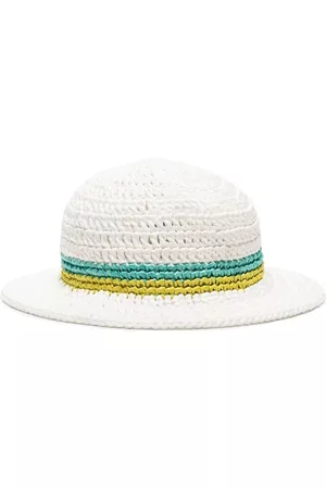 Emilio Pucci Interwoven-design stripe-detail hat