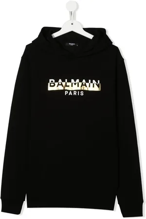 Balmain TEEN logo print hoodie