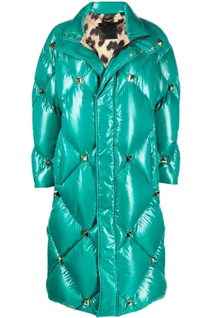 Philipp Plein Quilted studded padded coat