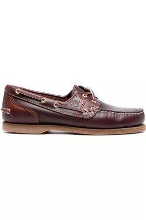 Timberland Women Shoes - Lace-up leather boat shoes