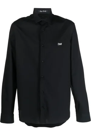 Philipp Plein Logo-plaque detail shirt