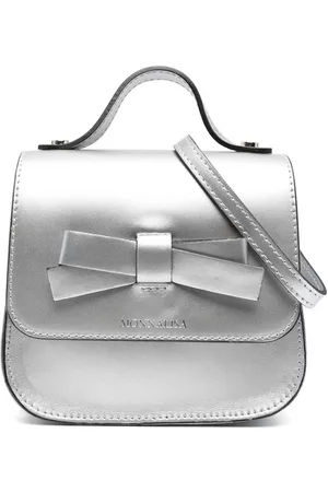 MONNALISA Bow-detail leather bag