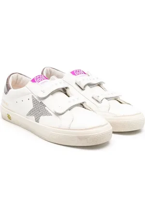 Golden Goose TEEN May School touch-strap sneakers