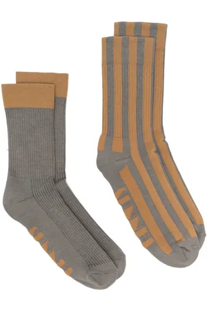 SUNNEI Two-pack logo intarsia socks