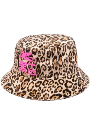 ETRO Leopard-pattern logo-print bucket hat