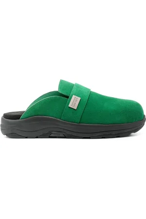 SUICOKE Suede-leather slippers