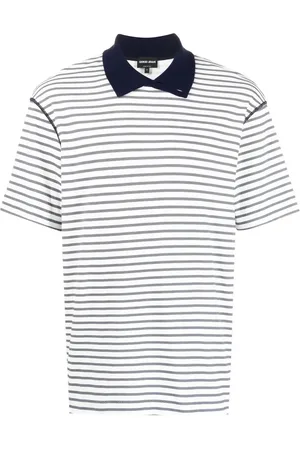 Giorgio Armani Striped short-sleeve polo shirt