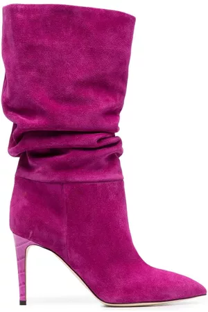 PARIS TEXAS Slouchy pointed suede boots
