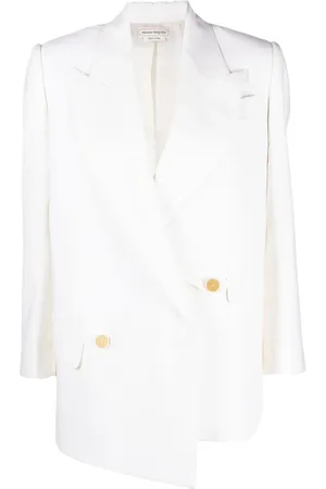 Alexander McQueen Asymmetric double-breasted blazer