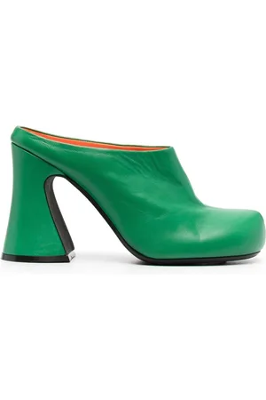 Marni 115mm Sabot leather mules