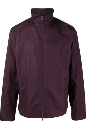 GR10K Zipped-up stand-up neck jacket