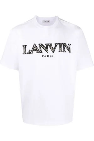 Lanvin Logo-embroidered short-sleeve T-shirt